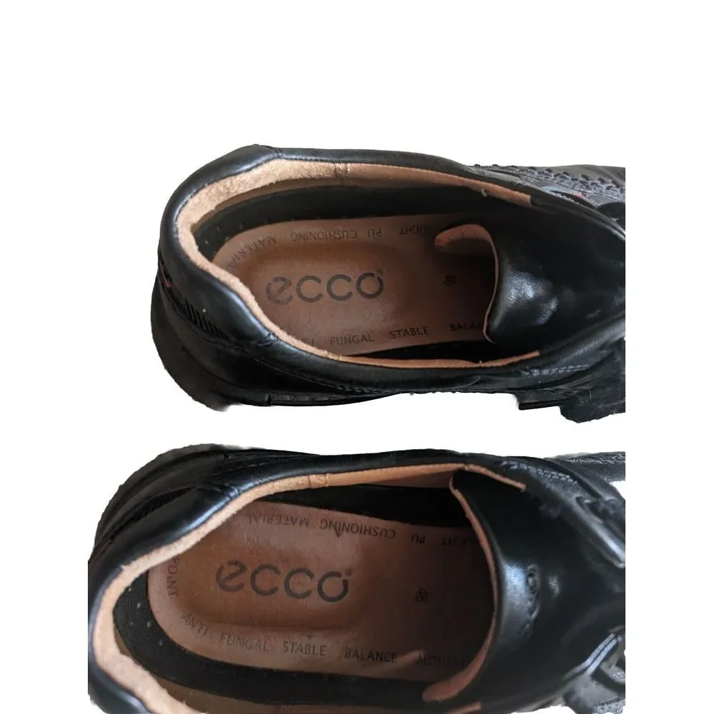 Ecco black leather